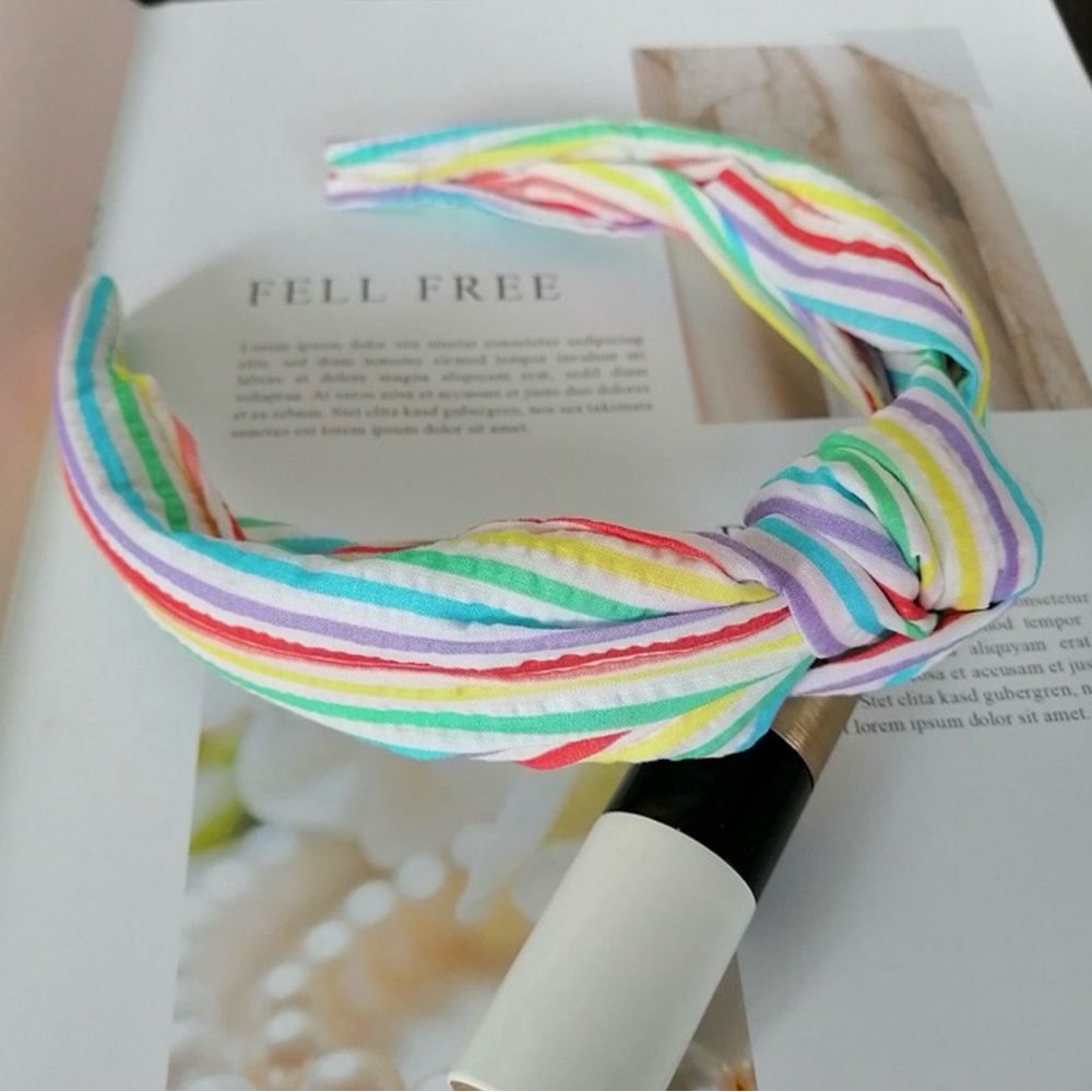 Colorful Striped women/ girl Headband
